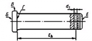 Ось 6-10h11x30.45 ц9 ГОСТ 9650-30